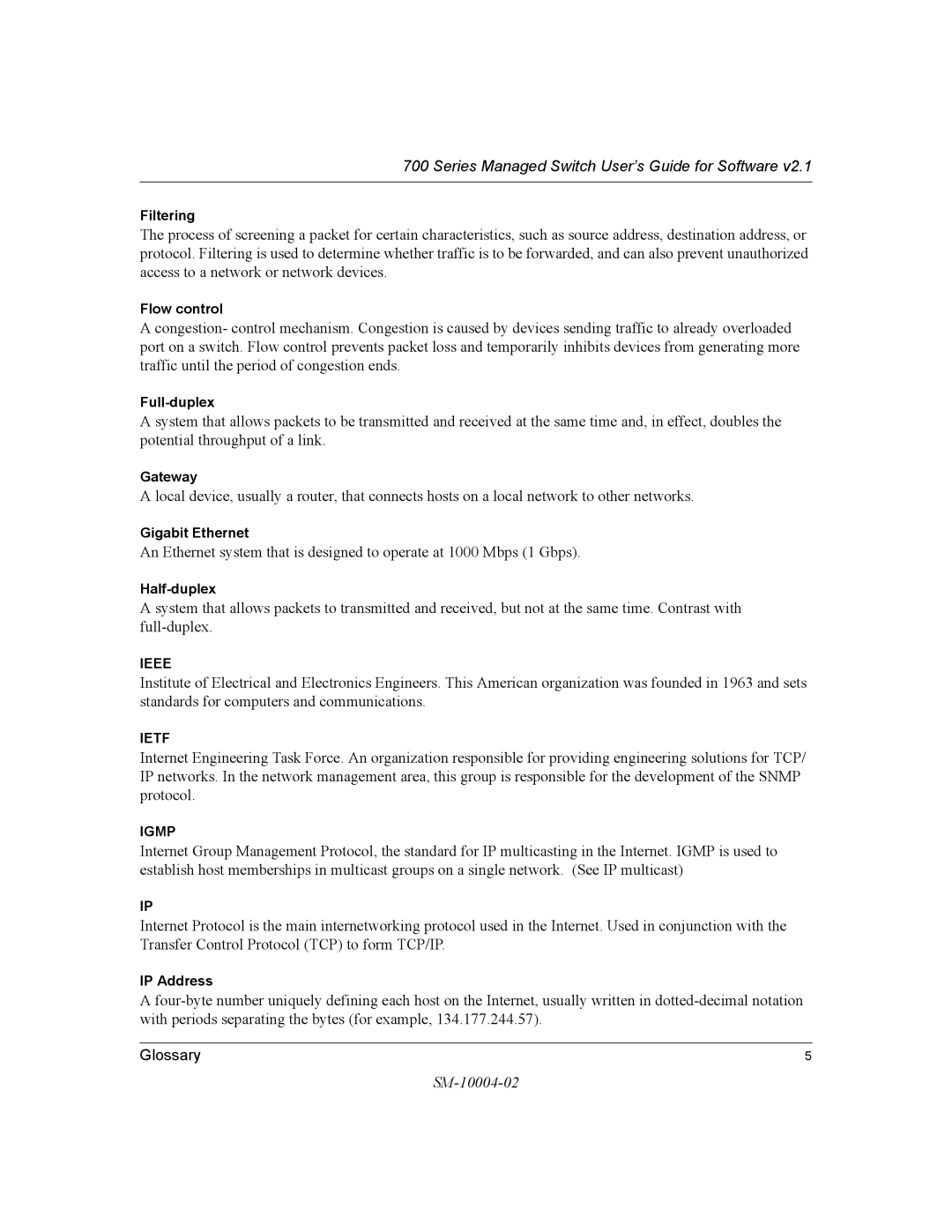 NETGEAR 700 Series manual Ieee 