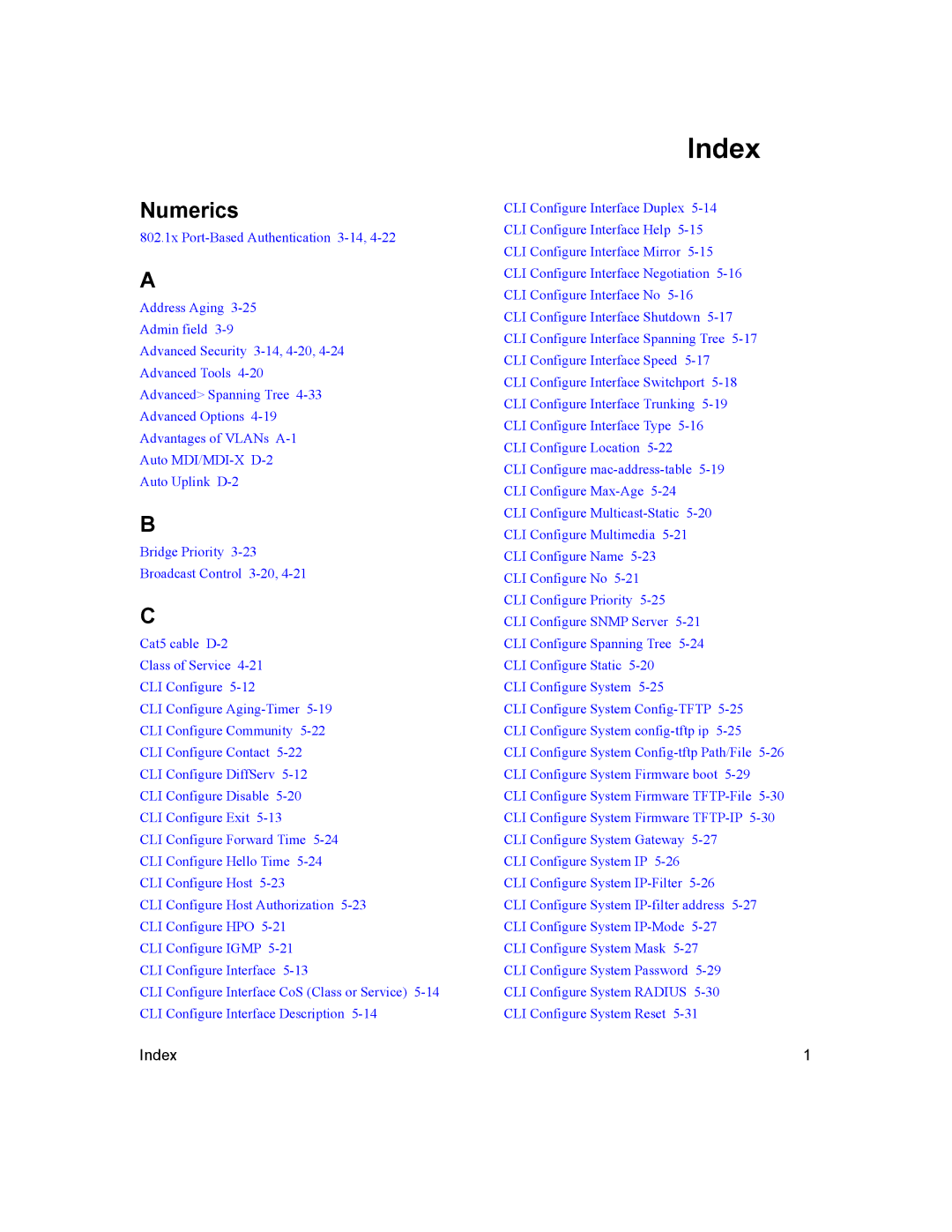 NETGEAR 700 Series manual Index, Numerics 