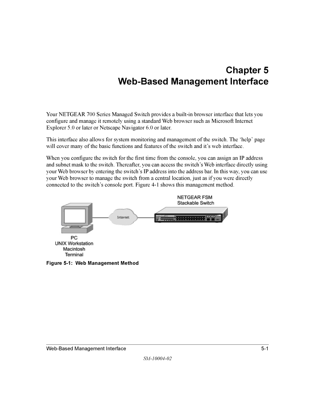 NETGEAR 700 Series manual Chapter Web-Based Management Interface 