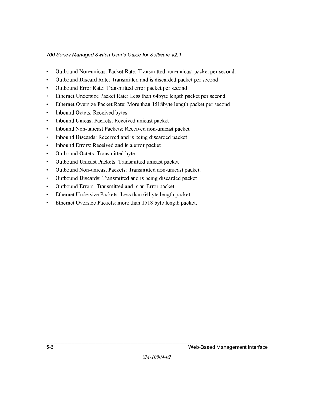 NETGEAR 700 Series manual Series Managed Switch User’s Guide for Software 