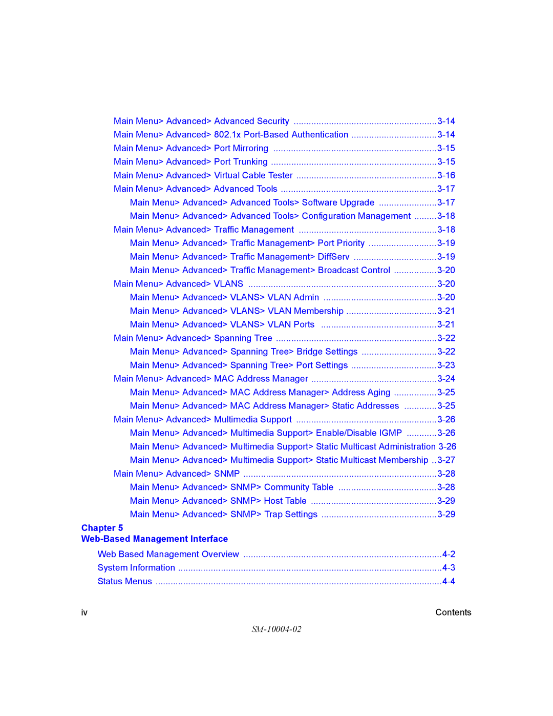 NETGEAR 700 Series manual Chapter Web-Based Management Interface 