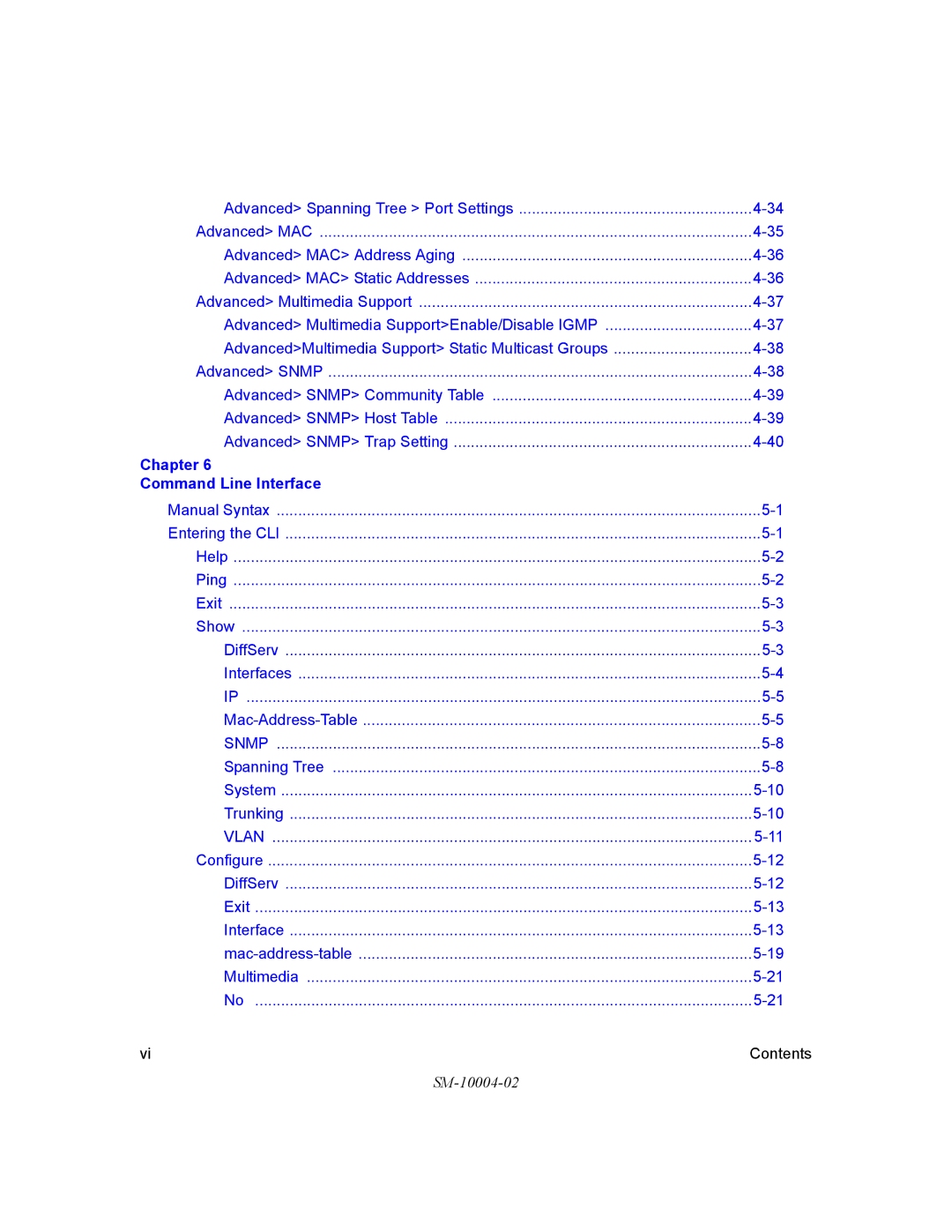 NETGEAR 700 Series manual Chapter Command Line Interface 