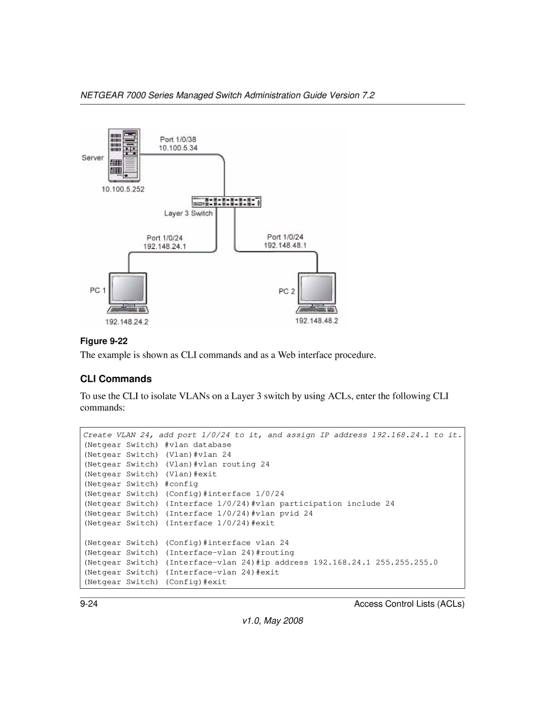 NETGEAR 7000 Series manual CLI Commands 