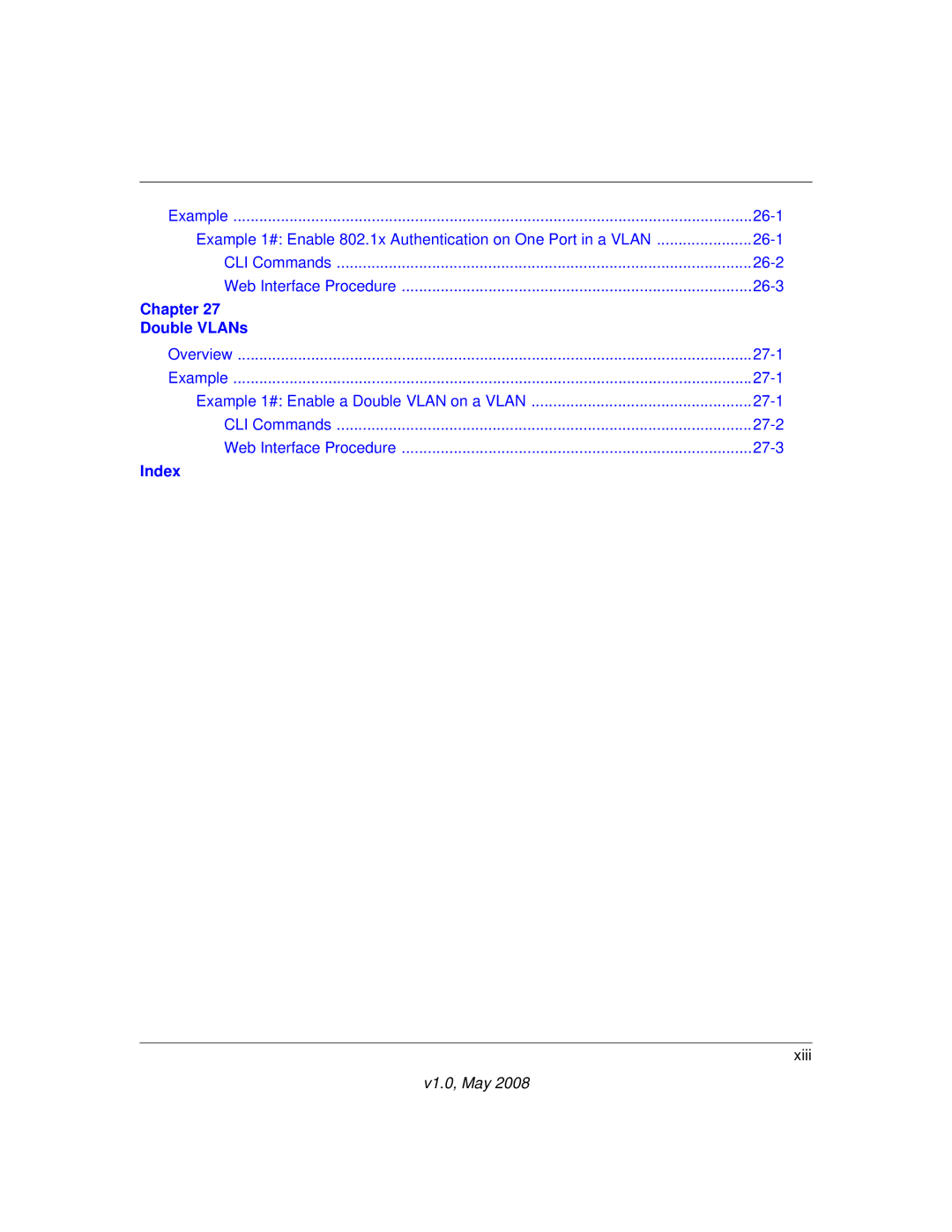 NETGEAR 7000 Series manual Index 