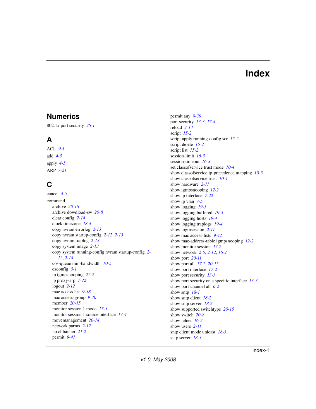 NETGEAR 7000 Series manual Index, Numerics 