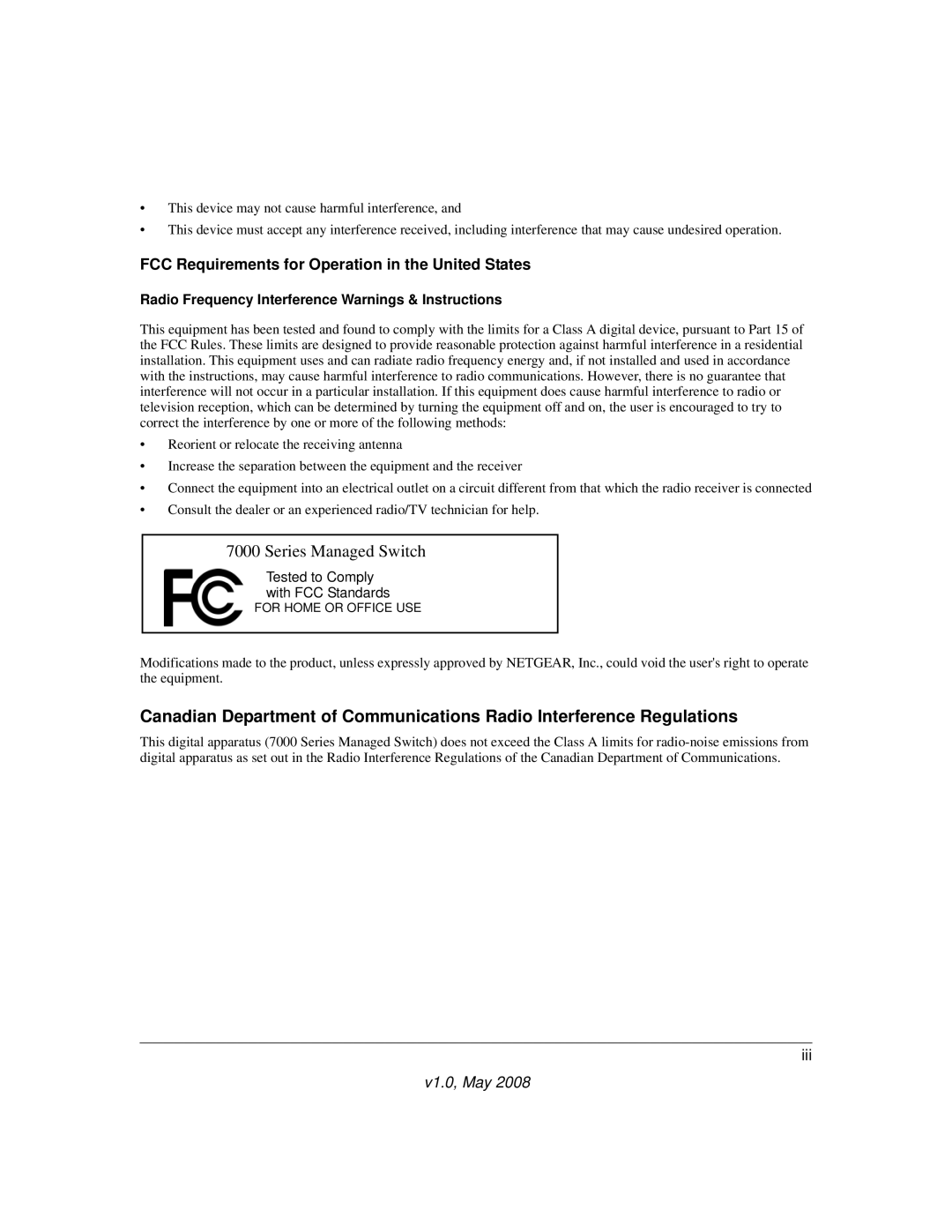 NETGEAR 7000 Series manual Series Managed Switch 