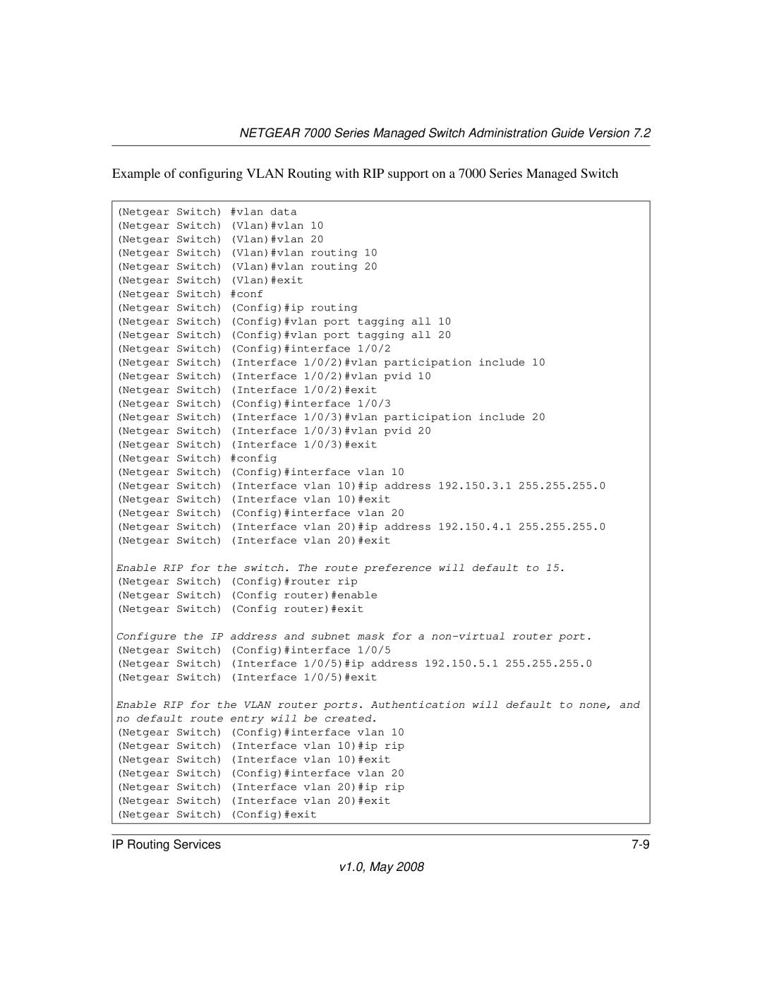 NETGEAR 7000 Series manual V1.0, May 