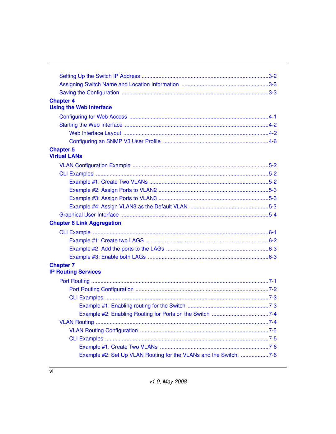 NETGEAR 7000 Series manual Chapter Using the Web Interface 