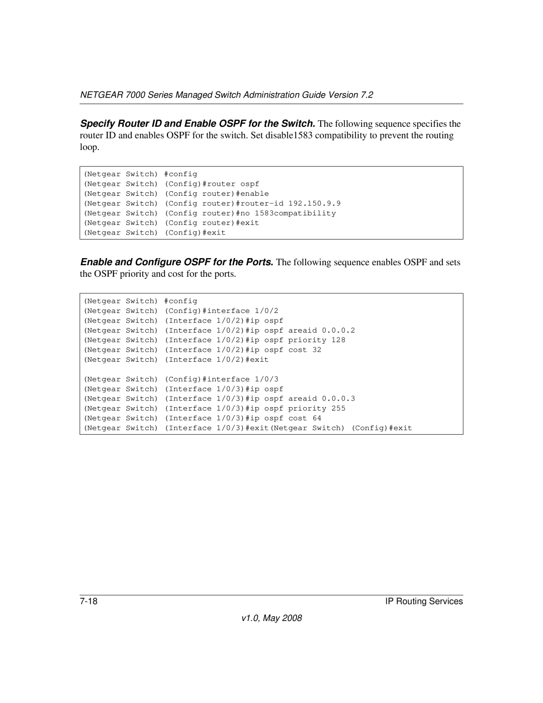 NETGEAR 7000 Series manual V1.0, May 