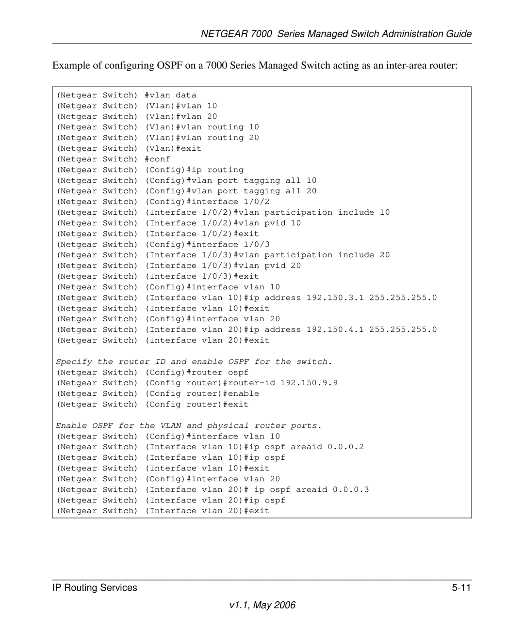 NETGEAR manual Netgear 7000 Series Managed Switch Administration Guide 