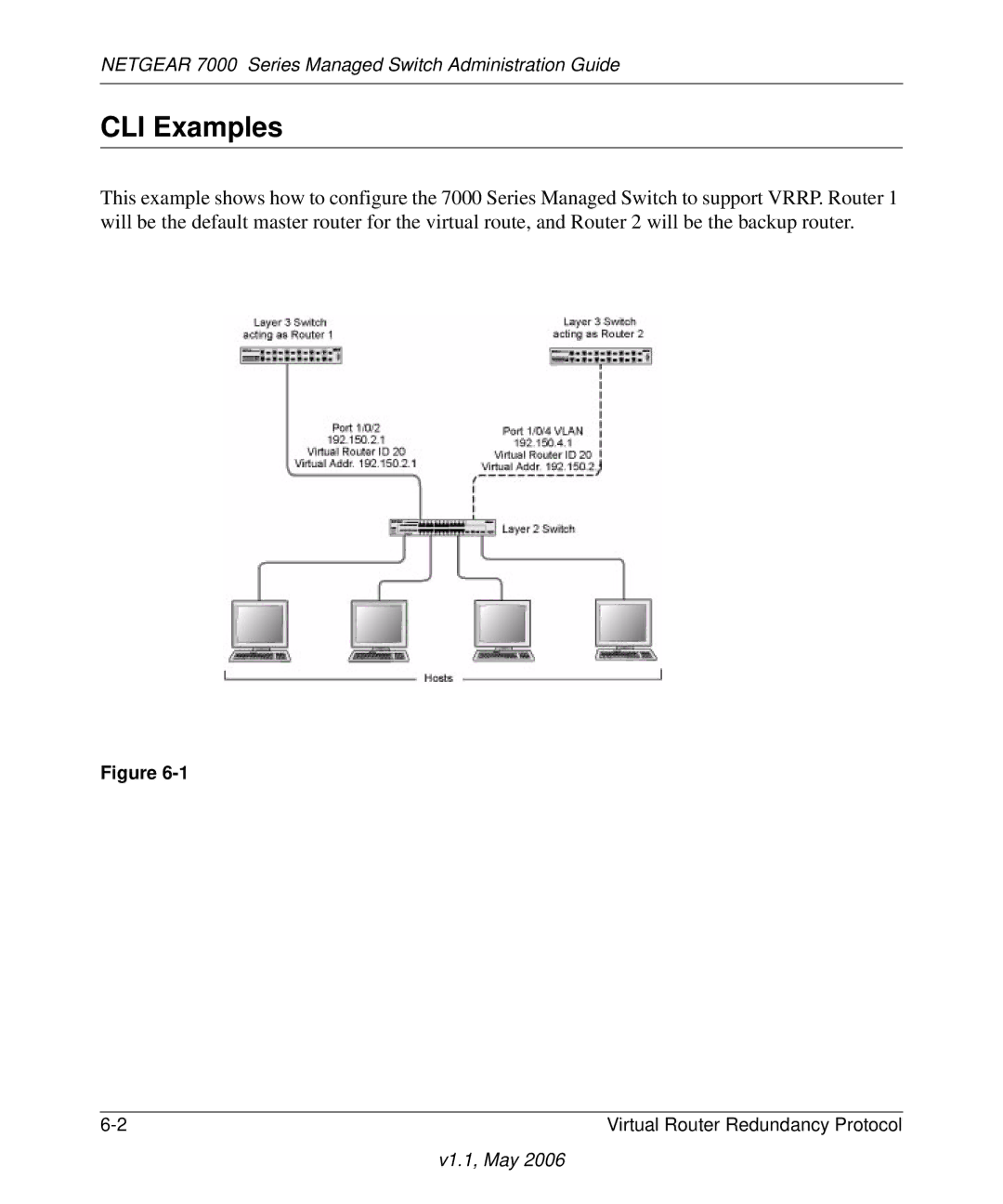 NETGEAR 7000 manual Virtual Router Redundancy Protocol 