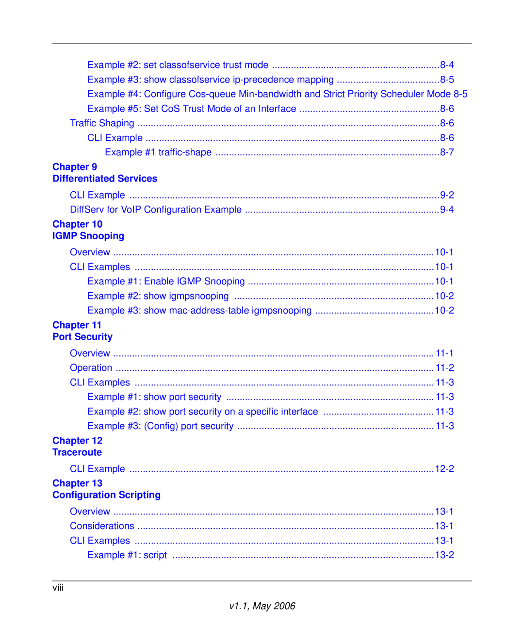 NETGEAR 7000 manual Chapter Differentiated Services 