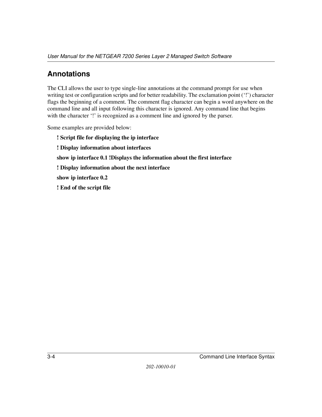 NETGEAR 7200 Series user manual Annotations 