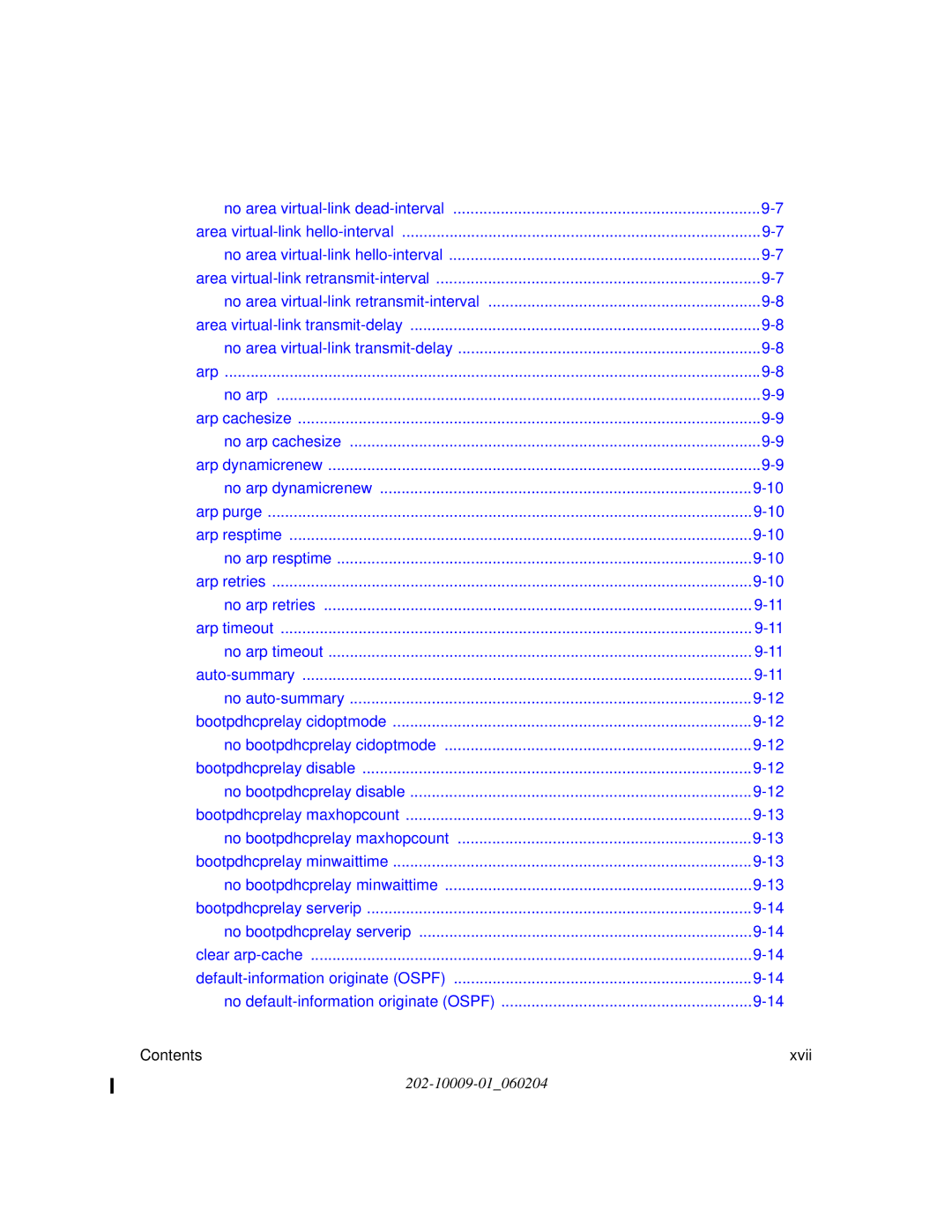 NETGEAR 7300 Series user manual Contents Xvii 