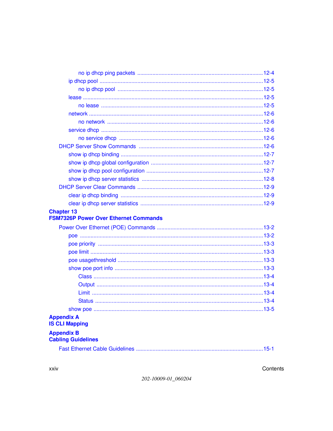 NETGEAR 7300 Series user manual Chapter FSM7326P Power Over Ethernet Commands 