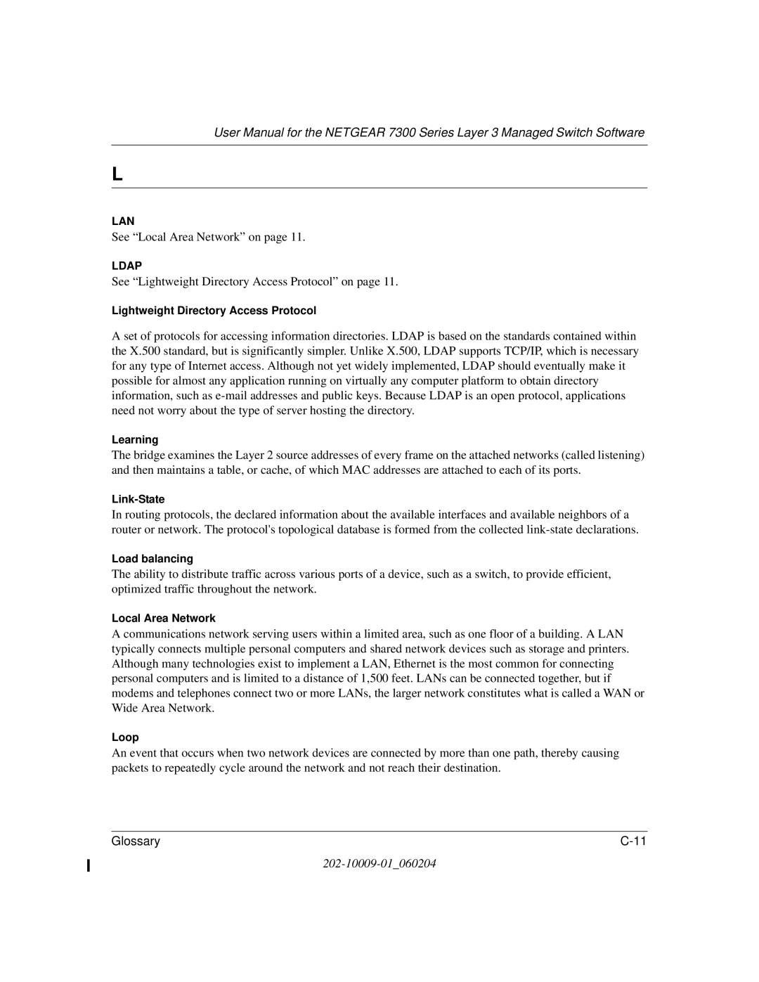 NETGEAR 7300 Series user manual See Local Area Network on 