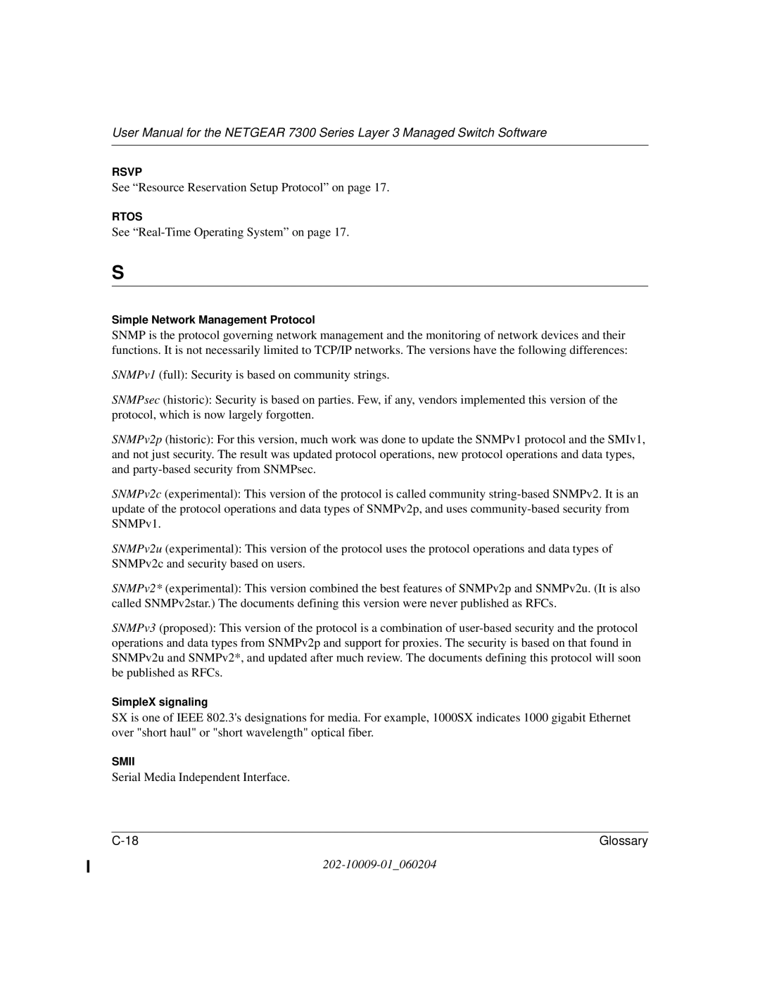 NETGEAR 7300 Series user manual See Resource Reservation Setup Protocol on 