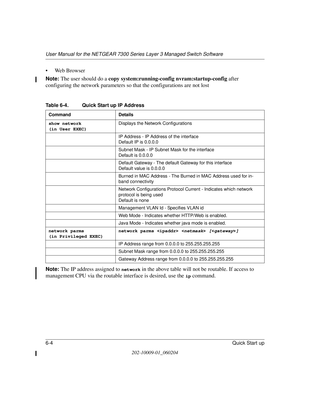 NETGEAR 7300 Series user manual Web Browser 