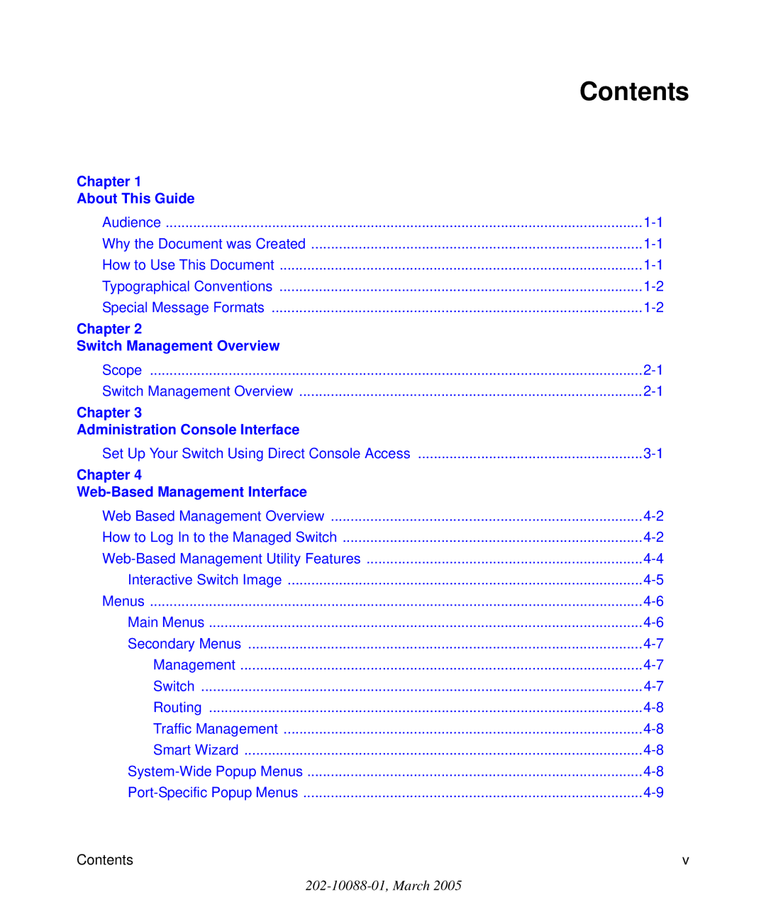 NETGEAR 7300S manual Contents 