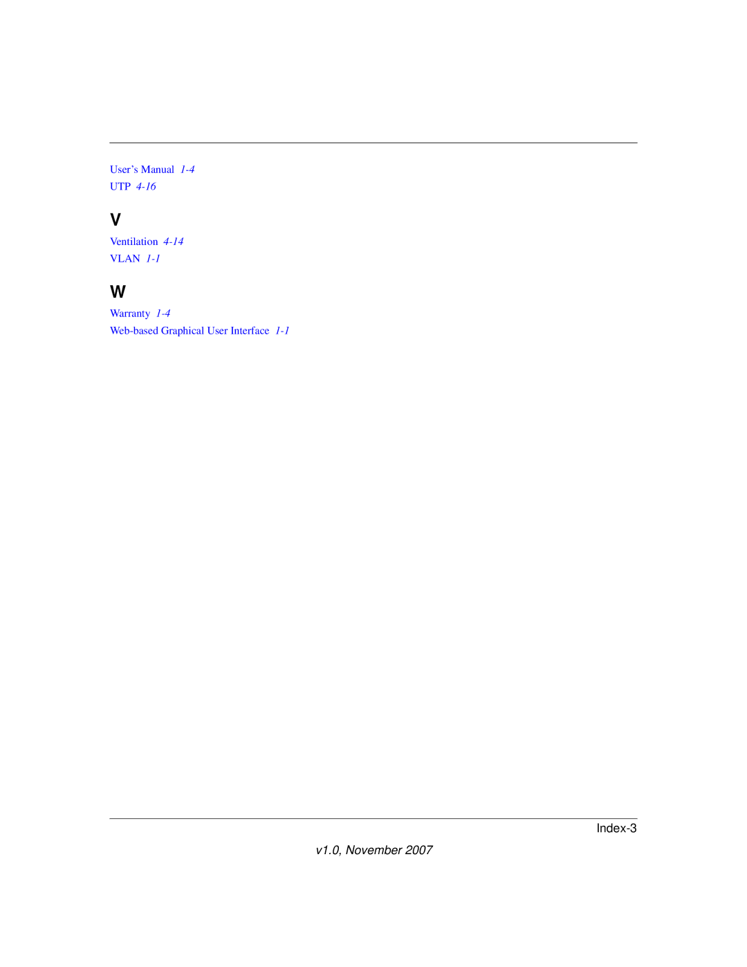 NETGEAR 724TS, 748TS manual Index-3 