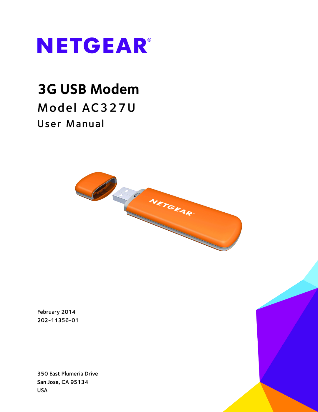 NETGEAR AC327U user manual 3G USB Modem 