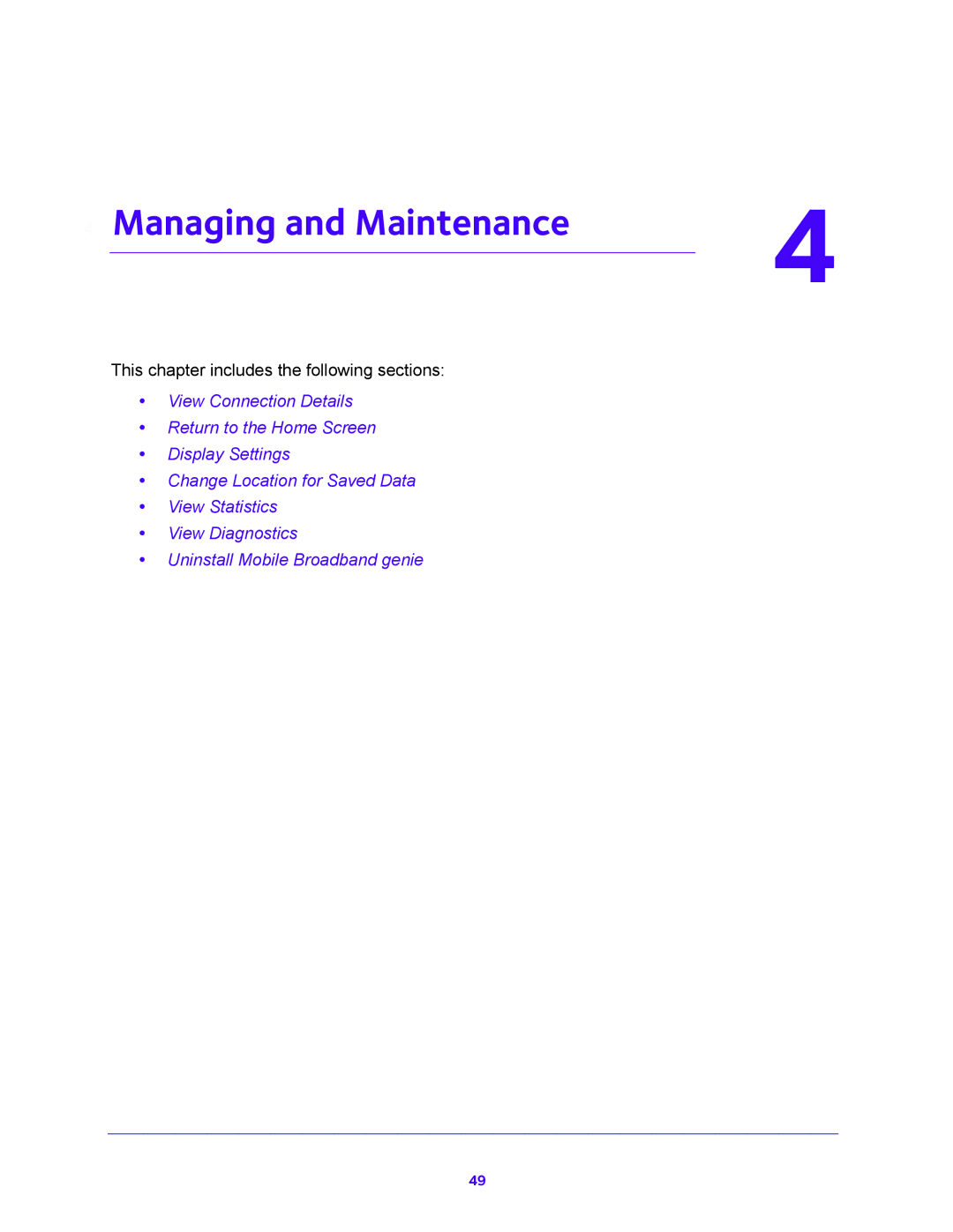 NETGEAR AC327U user manual Managing and Maintenance 