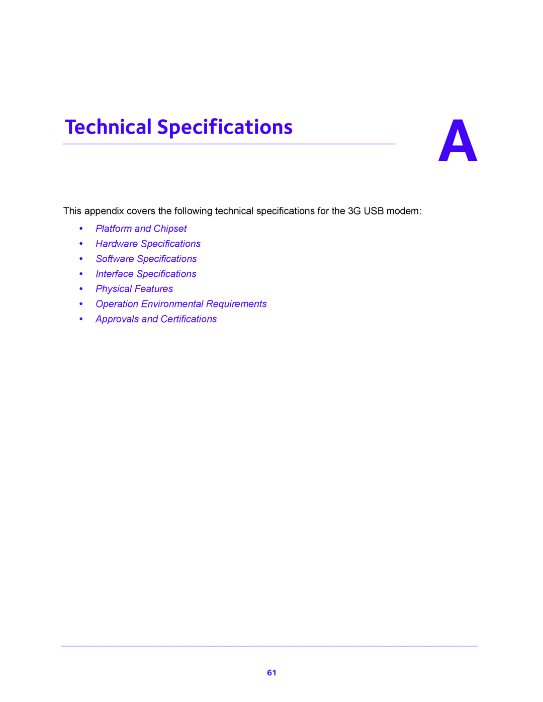 NETGEAR AC327U user manual Technical Specifications 