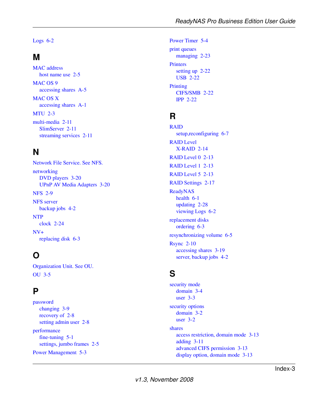 NETGEAR Business Edition manual Index-3 