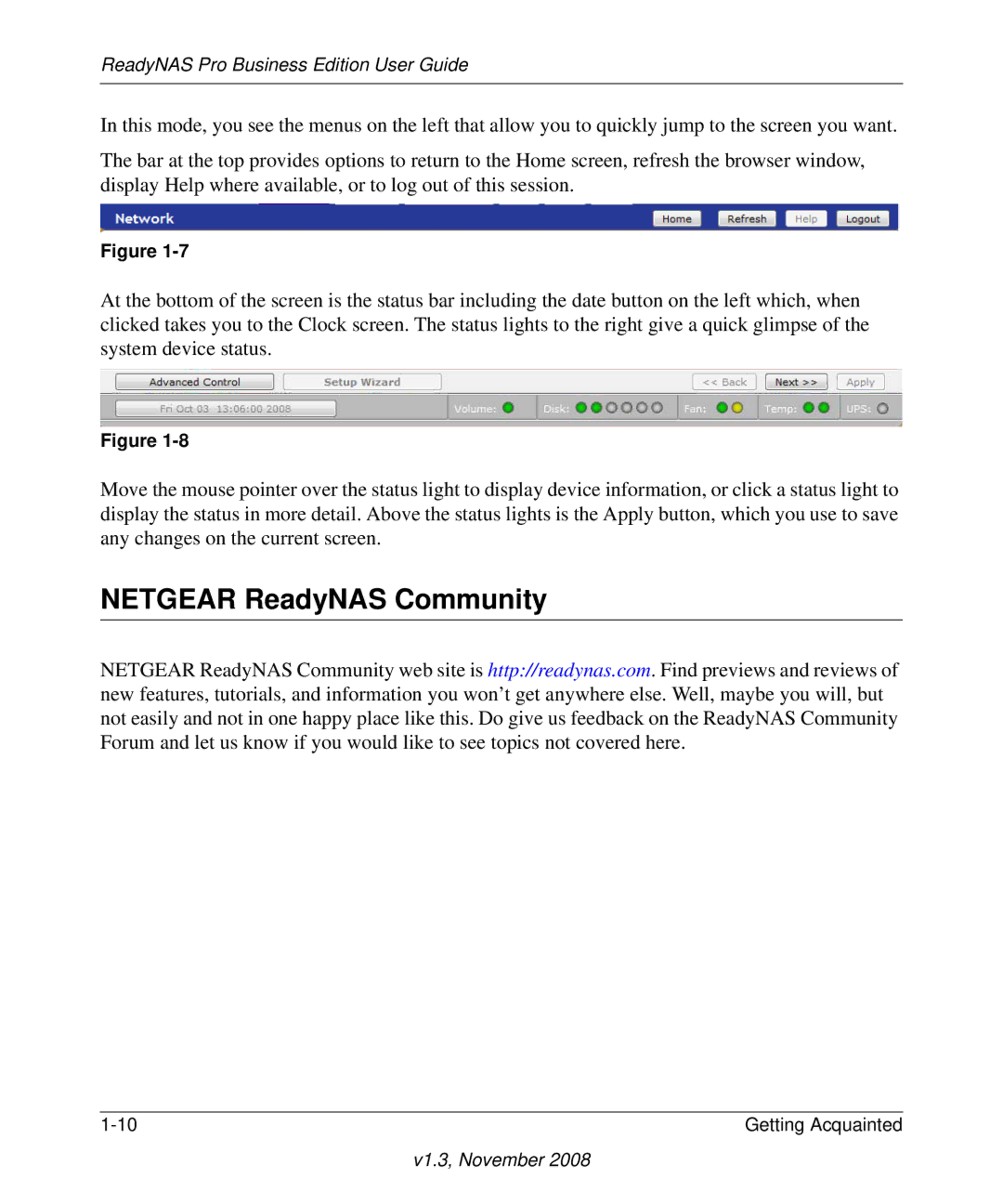 NETGEAR Business Edition manual Netgear ReadyNAS Community 