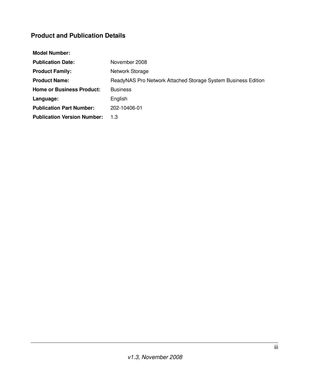 NETGEAR Business Edition manual Product and Publication Details 