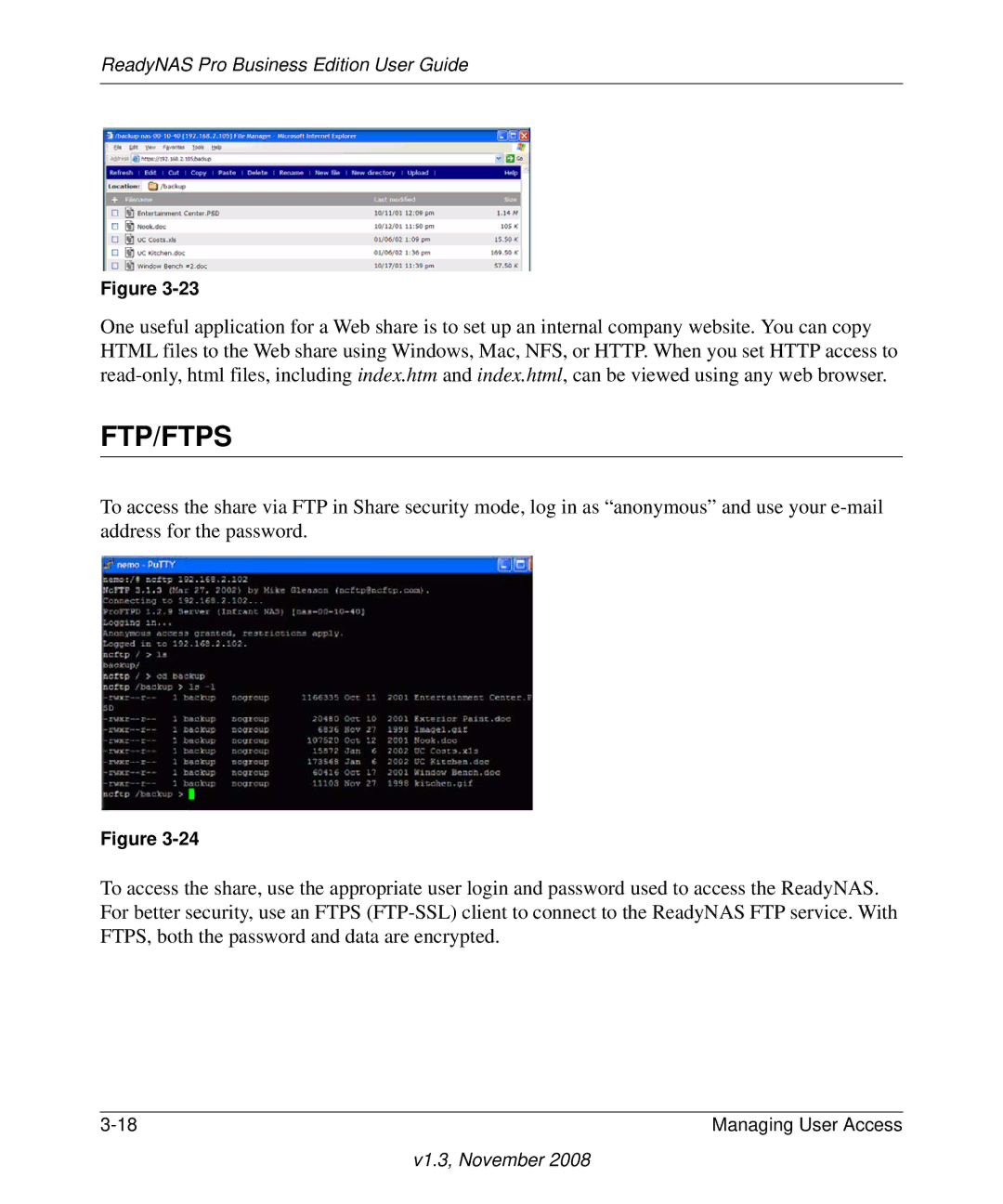 NETGEAR Business Edition manual Ftp/Ftps 