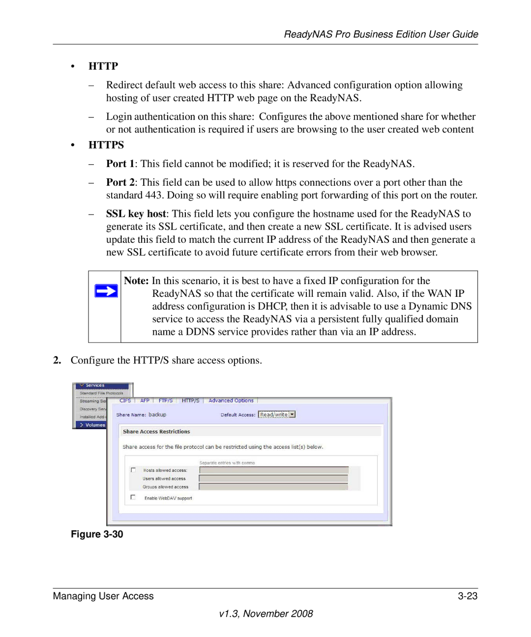 NETGEAR Business Edition manual Http 