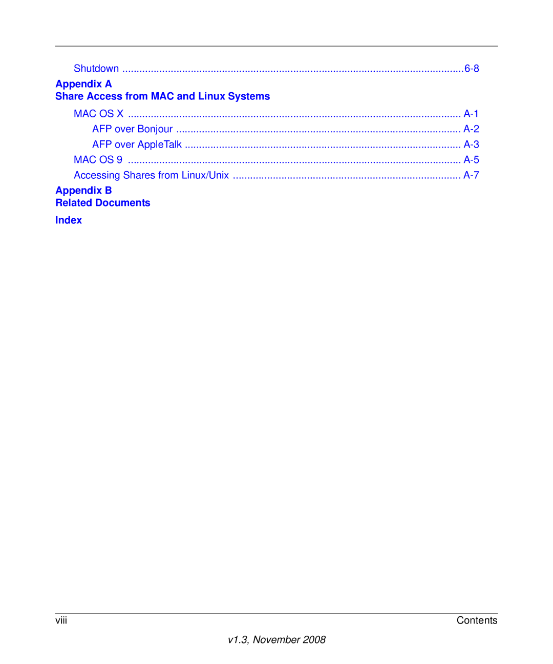 NETGEAR Business Edition manual Appendix a Share Access from MAC and Linux Systems 