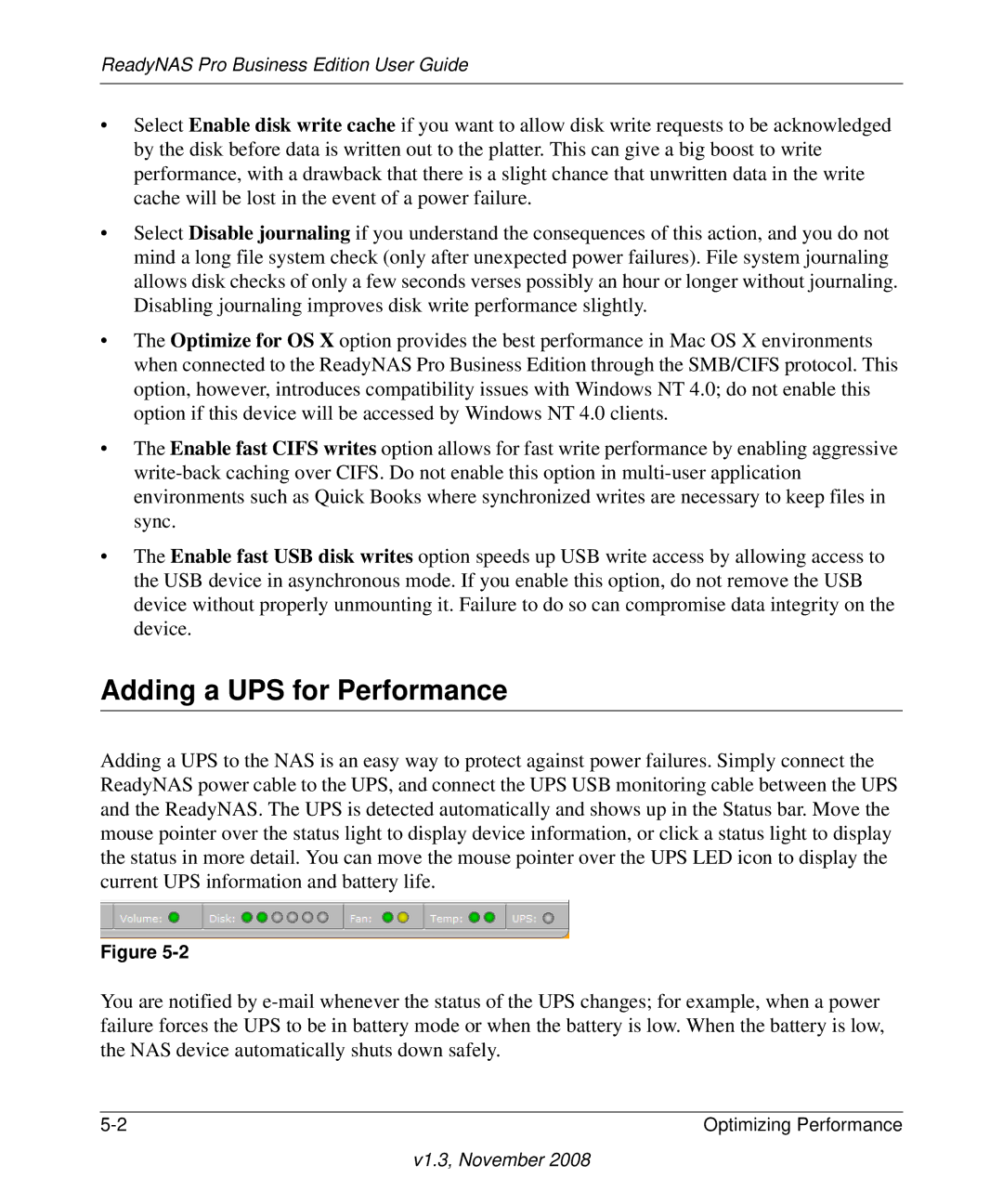 NETGEAR Business Edition manual Adding a UPS for Performance 