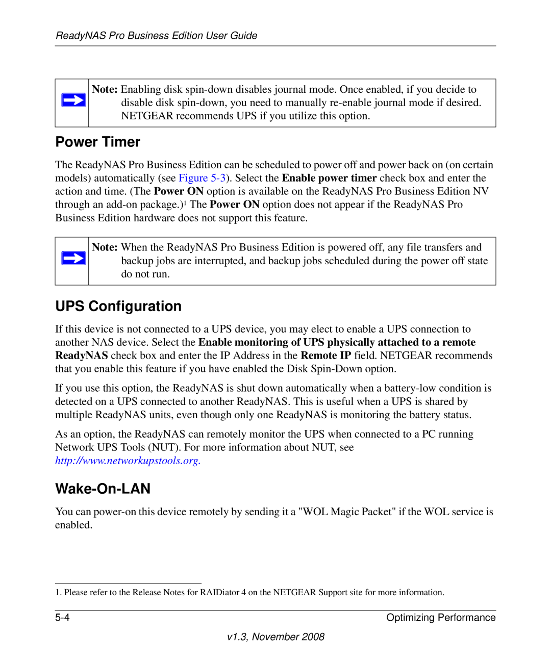 NETGEAR Business Edition manual Power Timer, UPS Configuration, Wake-On-LAN 