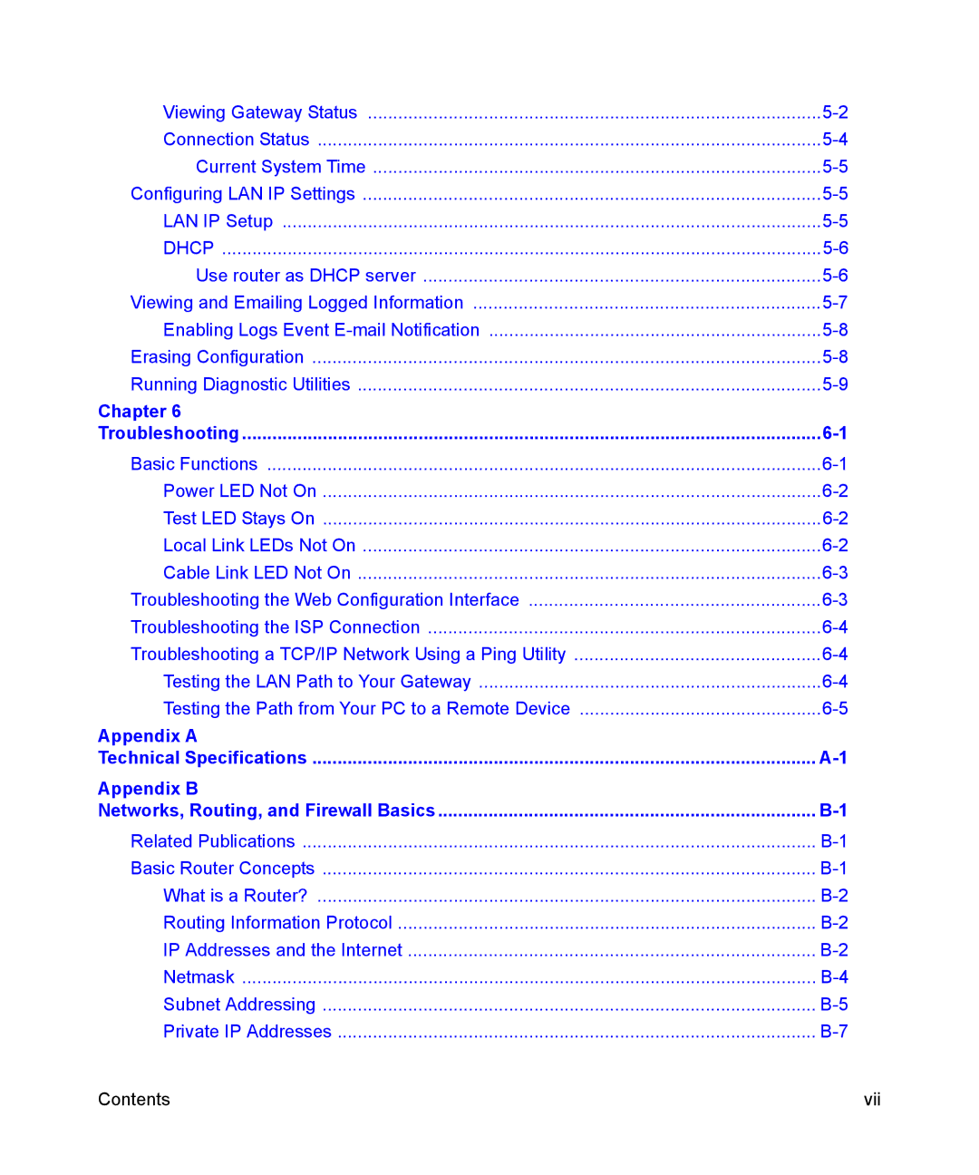 NETGEAR CG814M manual Appendix a 