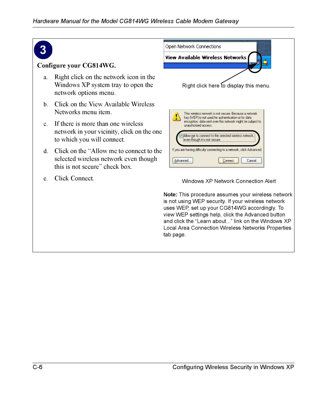 NETGEAR manual Configure your CG814WG 