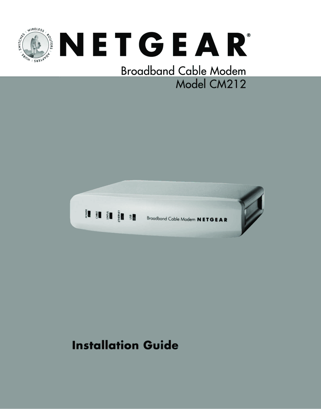 NETGEAR CM212 manual 