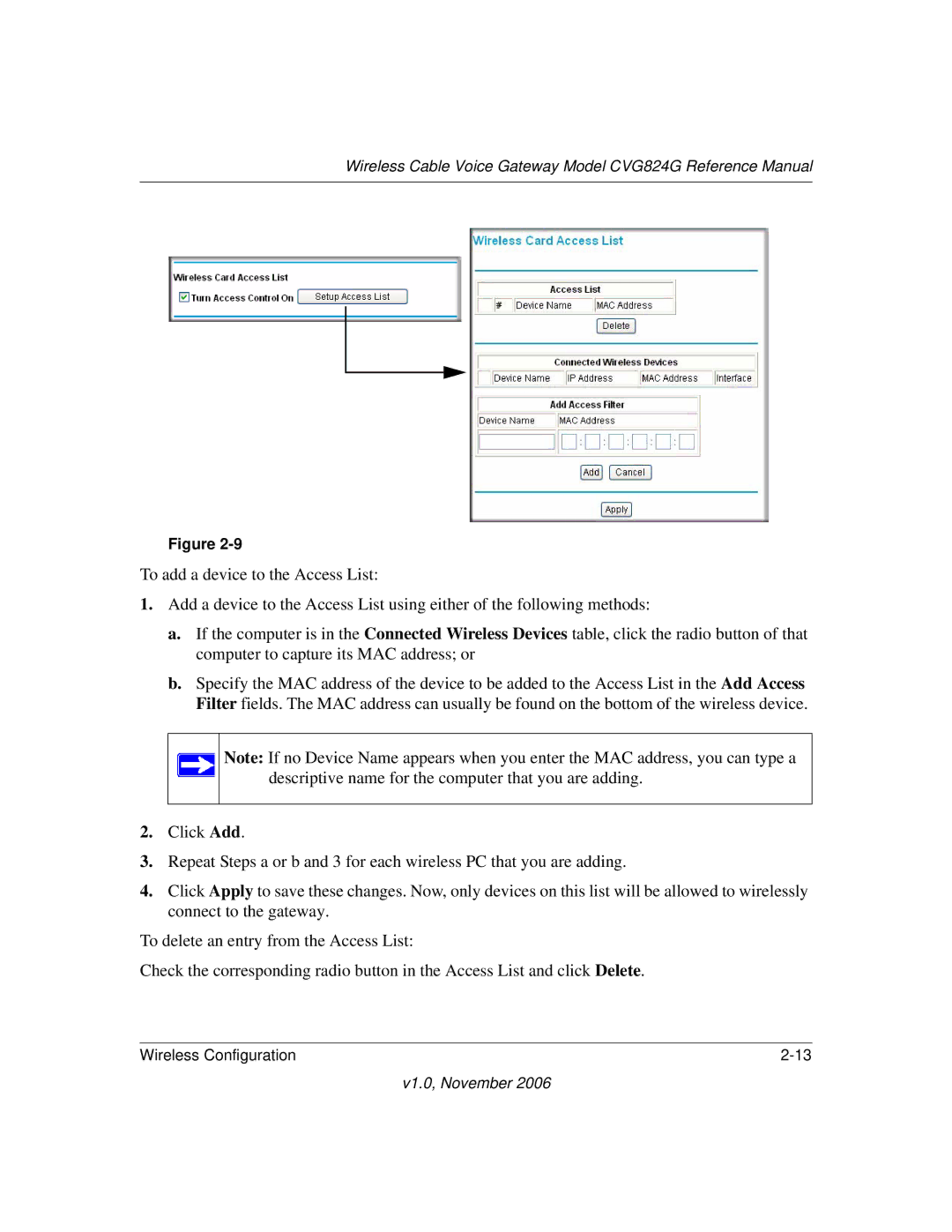 NETGEAR manual Wireless Cable Voice Gateway Model CVG824G Reference Manual 