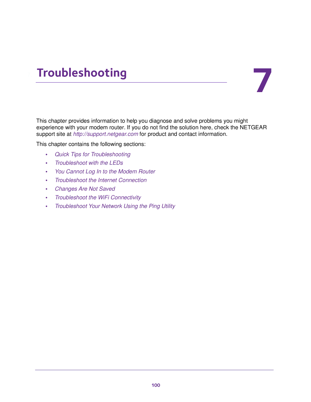 NETGEAR D500 and D1500 user manual Troubleshooting 