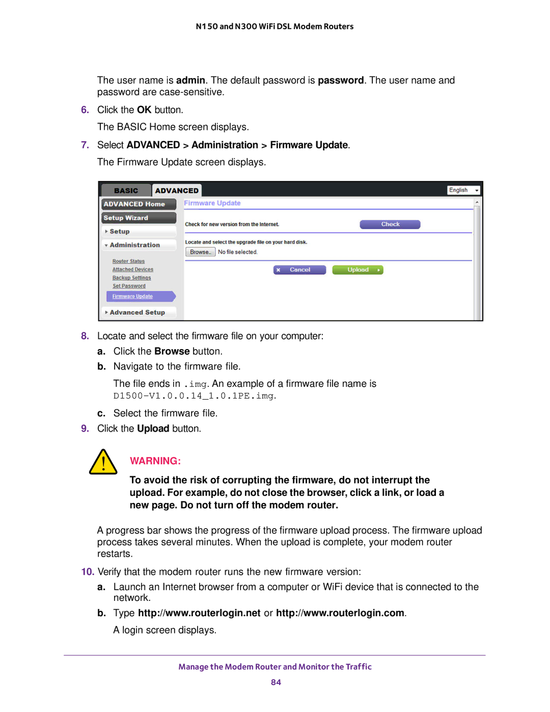 NETGEAR D500 and D1500 user manual D1500-V1.0.0.141.0.1PE.img 