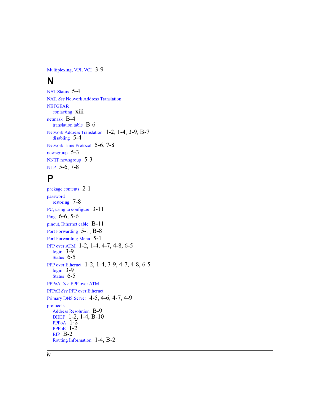 NETGEAR DG814 DSL manual NTP 5-6 