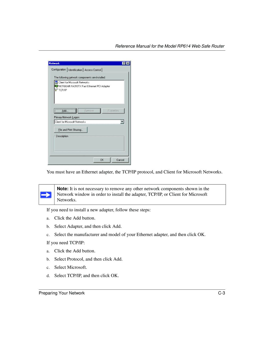 NETGEAR DG824M manual Reference Manual for the Model RP614 Web Safe Router 