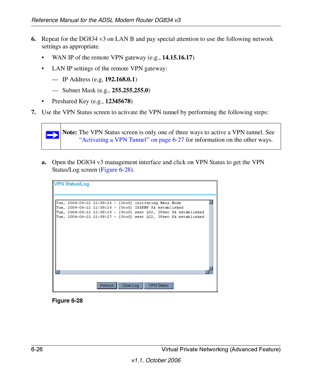 NETGEAR DG834 V3 manual Reference Manual for the Adsl Modem Router DG834 