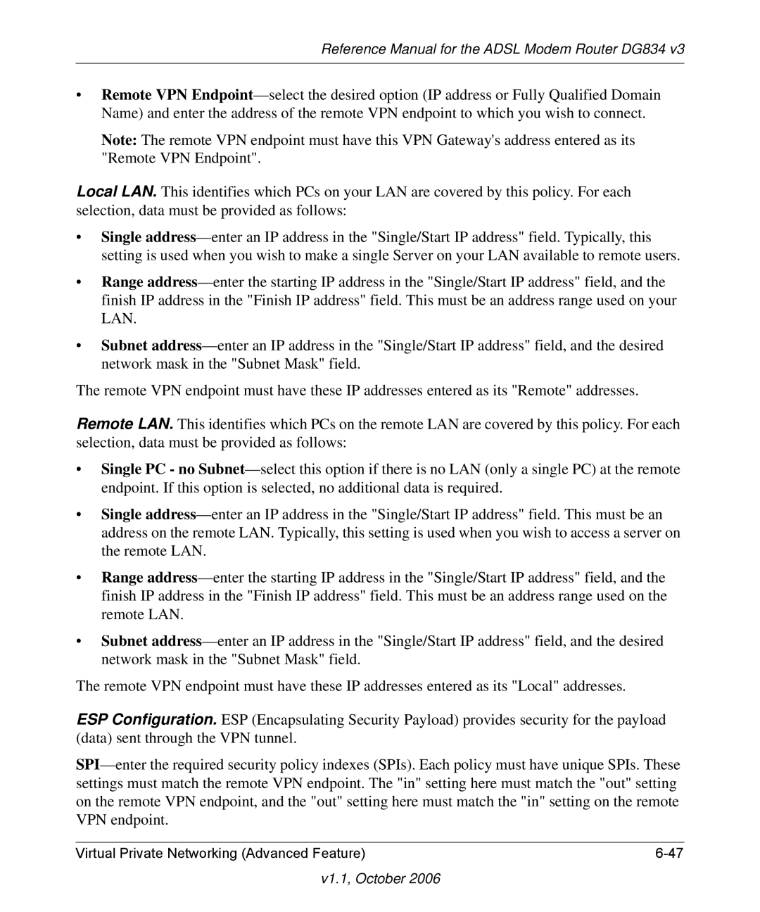 NETGEAR DG834 V3 manual Reference Manual for the Adsl Modem Router DG834 