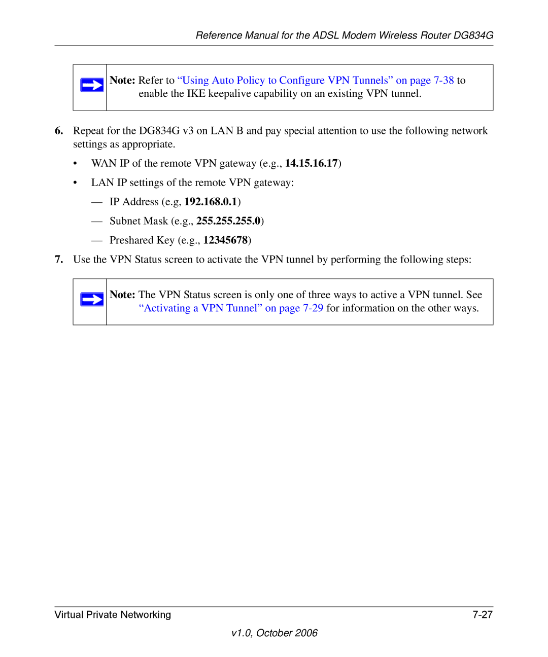 NETGEAR manual Reference Manual for the Adsl Modem Wireless Router DG834G 