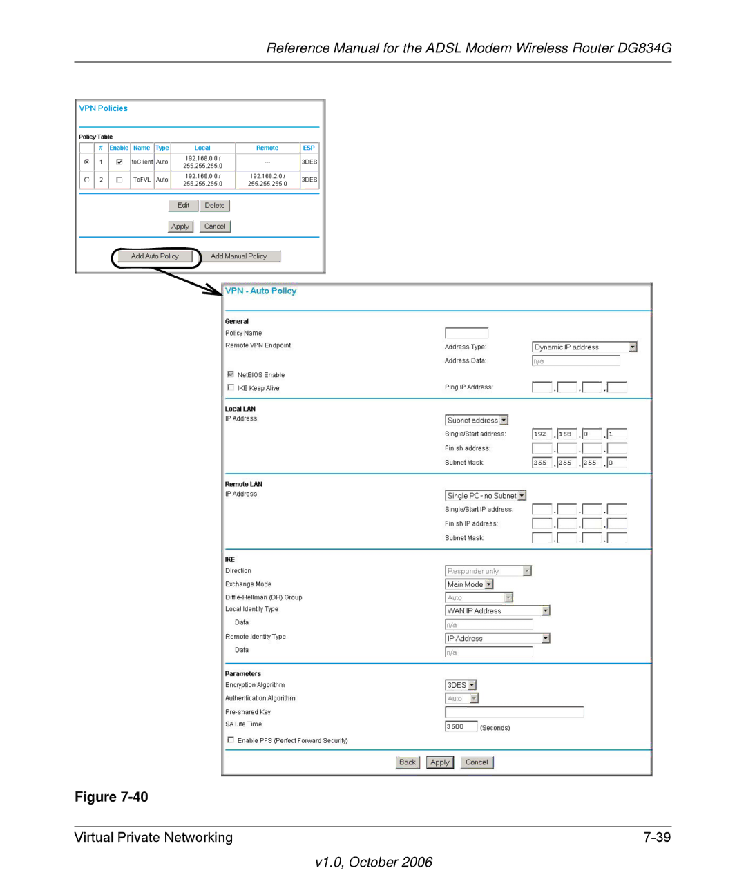 NETGEAR manual Reference Manual for the Adsl Modem Wireless Router DG834G 