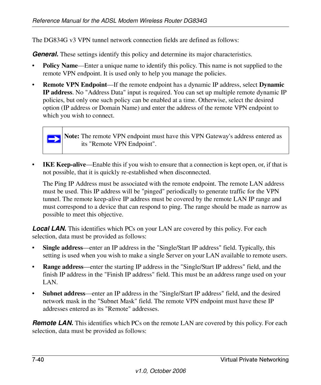 NETGEAR manual Reference Manual for the Adsl Modem Wireless Router DG834G 