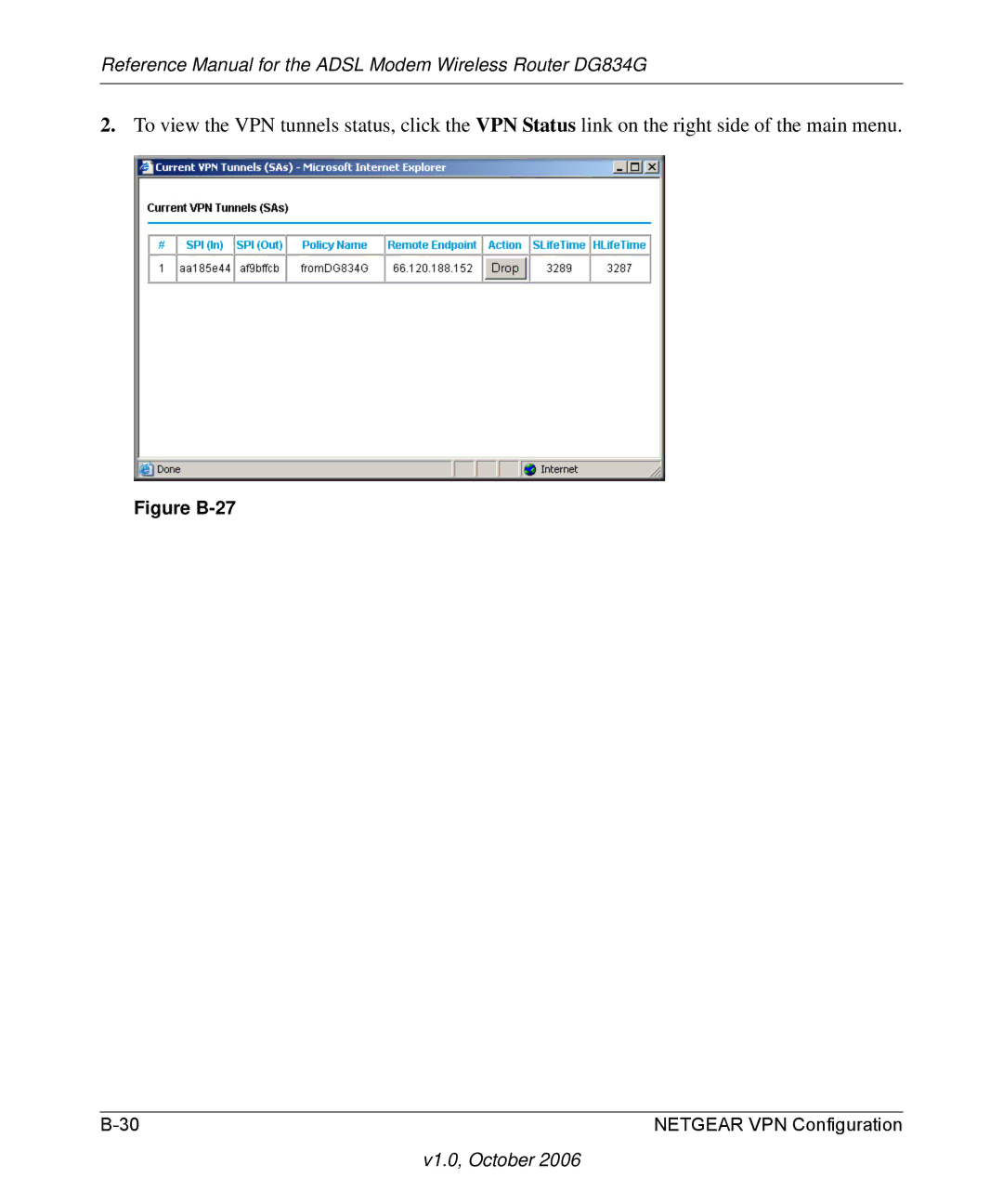 NETGEAR DG834G manual Figure B-27 