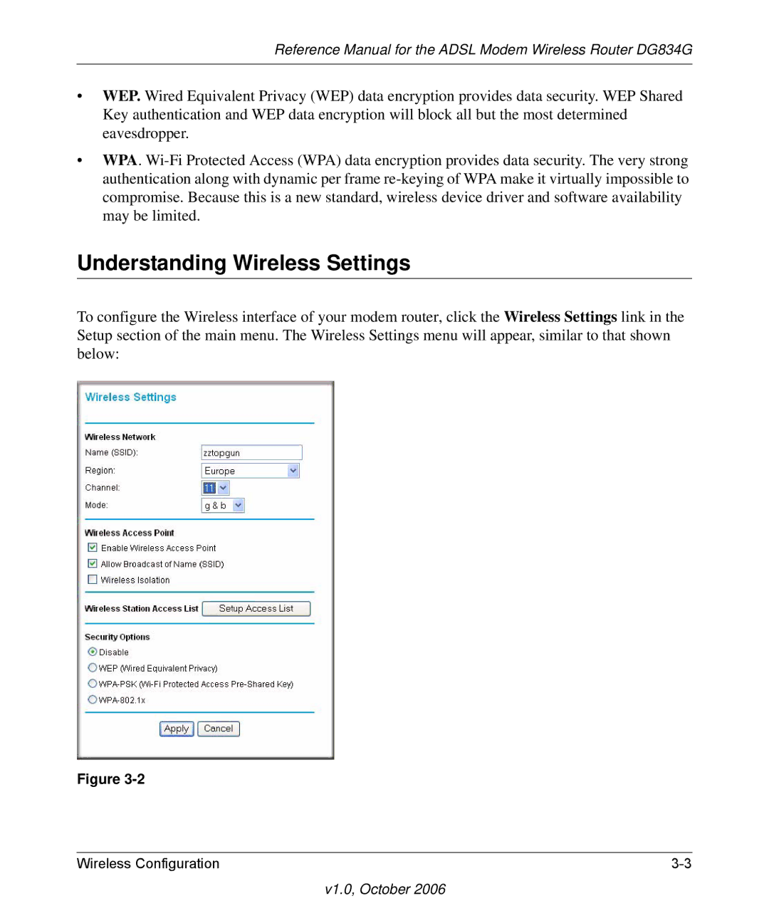 NETGEAR DG834G manual Understanding Wireless Settings 